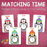Penguin Clocks and Time Matching Activity Cards
