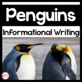 Penguin Close Reading, Informational Writing and Art Activity