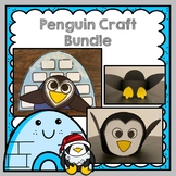 Penguin Craft Bundle, Penguin Crafts, Winter Crafts