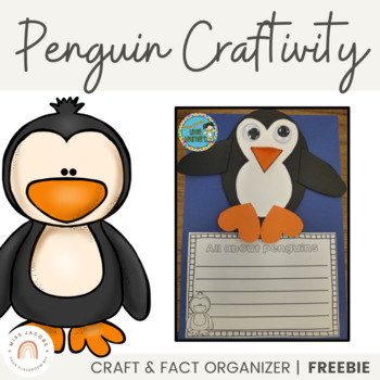 Preview of Penguin Craft & Fact Organizers - FREE