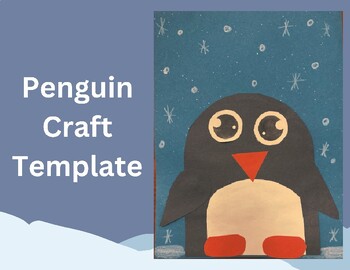 Preview of Penguin Craft Template