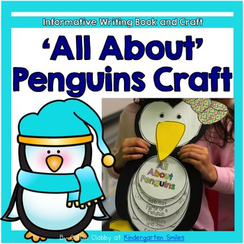 Preview of Penguin Craft with Informative Writing Book