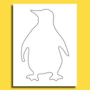 Penguin - Cutout Shape - Printable by structureofdreams | TPT