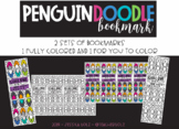 Penguin Doodle Bookmark