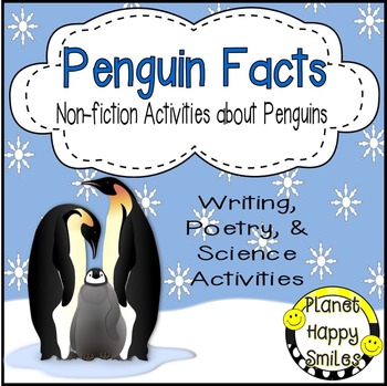 Preview of Penguin Facts Activities ~ Non-fiction Fun!