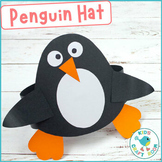 Penguin Hat Craft - Winter Craft - Penguin Craft - Penguin