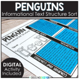 Penguin Informational Text Structure Sort