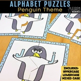 Alphabet Practice Matching Puzzles | Penguin Theme