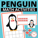 January Winter Preschool & Kindergarten Penguin Math Activ