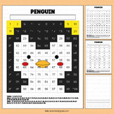 Penguin Math Worksheets Activities Hundreds Chart Mystery 