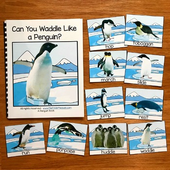 Preview of Penguin Movement Cards (And Book!) With Real Photos