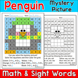 Penguin Math & Sight Words Mystery Picture - A Fun Winter 