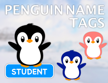 Penguin Nametags Teaching Resources | TPT
