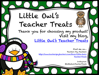 Penguin New Years Pledge by Little Owl's Teacher Treats | TpT