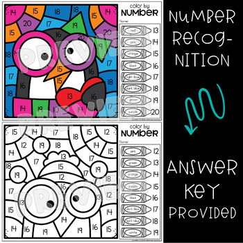 Penguin Numbers To 20 Color By Number Worksheets Color By Number Penguins