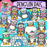 Penguin Pals: Winter Clipart {DobiBee Designs}