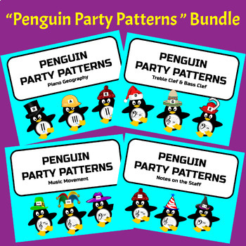 Preview of Penguin Party Patterns *BUNDLE*