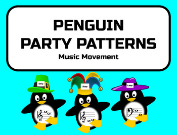 Preview of Penguin Party Patterns - Music Movement