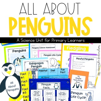 Preview of All About Penguins, Life Cycle, Research, Craft, Reading, Science