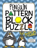 Penguins / Winter Pattern Block Puzzle -- Freebie!