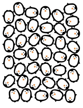 Preview of Penguin Pile Template