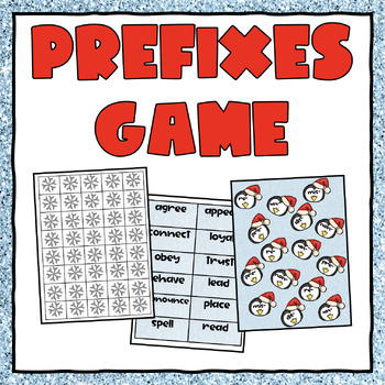 Preview of Christmas Prefixes Game