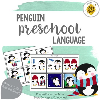 Preview of Penguin Preschool Language