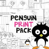 Penguins Activities to Print and Go