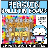 Penguin Print-and-Go Bulletin Board Kindergarten Christmas