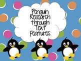 Penguin Research through Text Features - Worksheets for AL
