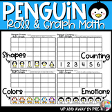 Penguin Graphing Games - Colors Emotions Shapes Counting -