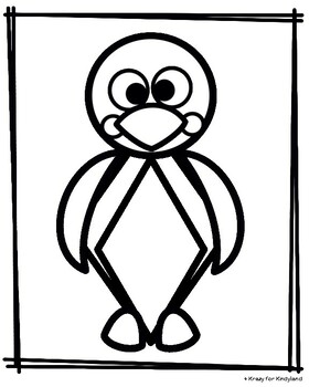 coloring pages of penguins for preschoolers