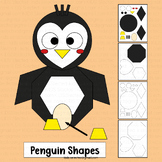 Penguin Shape Craft Arctic Animal Math Winter Activities K