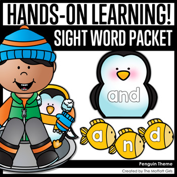 Penguin Sight Word Packet by The Moffatt Girls | TPT