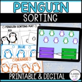 Penguin Sorting | Digital Boom Cards™ and Printable Math C