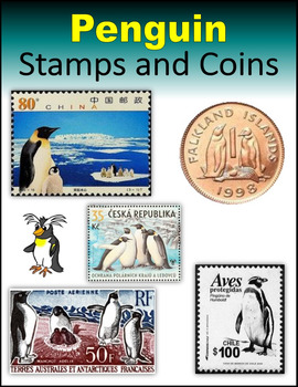 Penguin Stamps and Coins - Analyze, Describe, Compare and Contrast