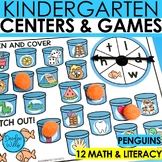 Penguin Thematic Literacy and Math Games and Center Activities