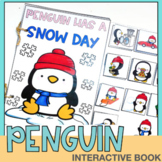 Penguin Theme Interactive Book for Preschool Speech Therapy