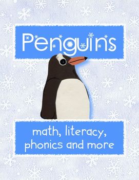 Preview of Penguin Theme Kindergarten Learning Activities
