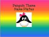 Penguin Theme Name Plates