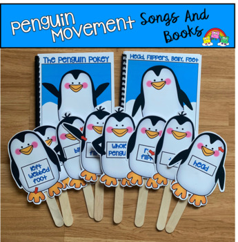 Preview of Penguin Themed Movement Books