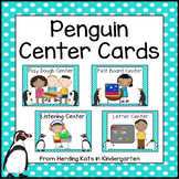 Penguin Pocket Chart Center Cards