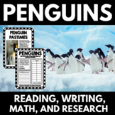 Penguin Unit | Penguin Activities | Math | Reading | Writi