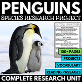 Penguin Unit | Research Project | Reading Passages | Stude