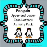 Penguin Upper and Lower Case Letters Literacy Center - let