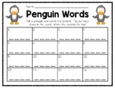 Penguin Words- Writing Beginning Blends & 4 Letter Decodab