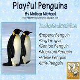 Penguin Writing Freebie ~ Read and write about 6 species o