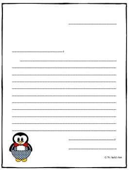 Writing Paper Penguins by Sandra Naufal | Teachers Pay Teachers