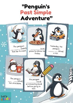 Preview of Penguin's Past Simple Adventure.