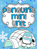 Penguins Activities for Winter Math and Literacy